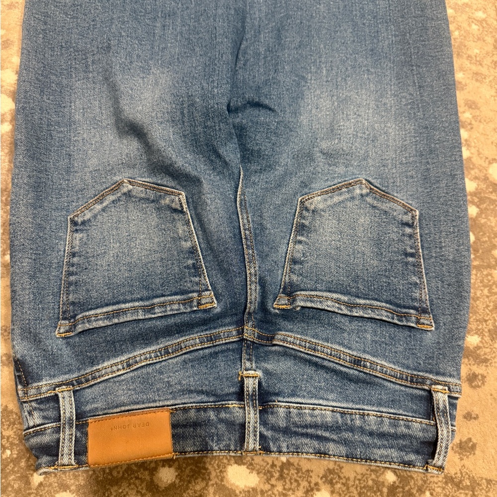 Dear John Blue High-Rise Button-Fly Jeans - Picture 3 of 5